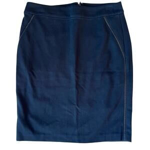 Talbots Women's Stretch Pencil Black Skirt petite 0